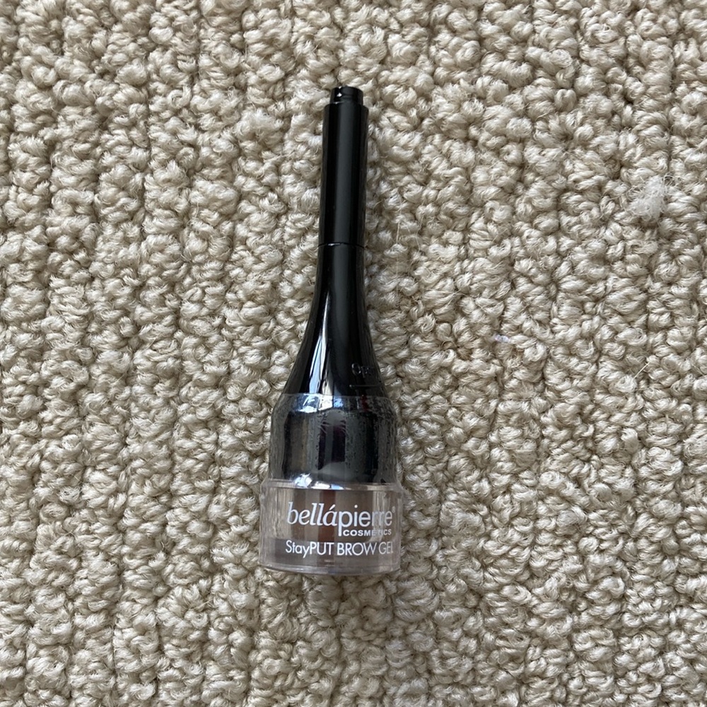NEW bellapierre Cosmetics StayPUT Brow Gel Cardamom Brown Blonde 0.08 oz SEALED